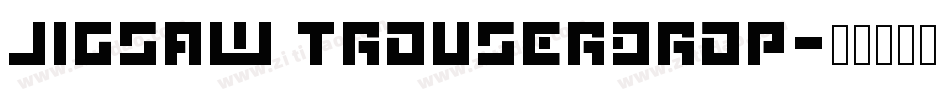 JIGSAW TROUSERDROP字体转换